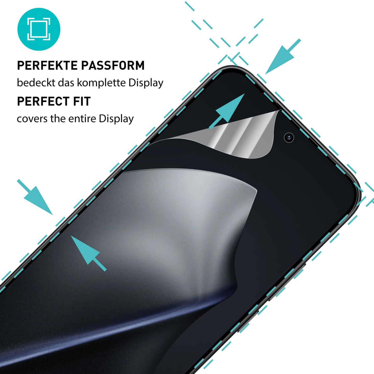 smartect TPU Schutzfolie Klar für Xiaomi 15T / 15T Pro, 2 x Front