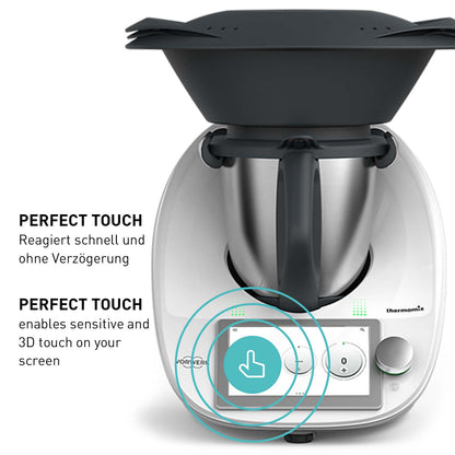 smartect protective glass clear for Thermomix TM6, 2 pieces
