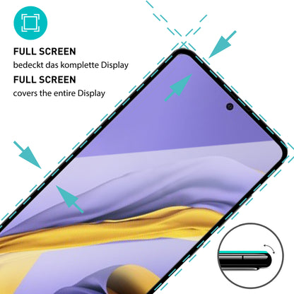 smartect Schutzglas Full Screen für Samsung Galaxy A51, 2 Stück