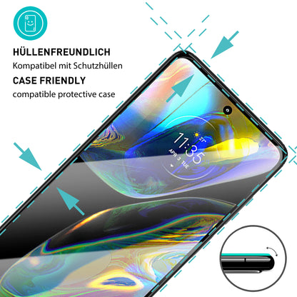 smartect Schutzglas Klar für Motorola Moto G52, 3 x Front + 3 x Cam