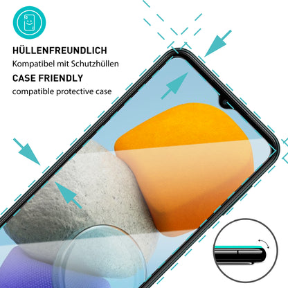 smartect Schutzglas Klar für Samsung Galaxy M23 5G / M13 4G, 3 x Front + 3 x Cam