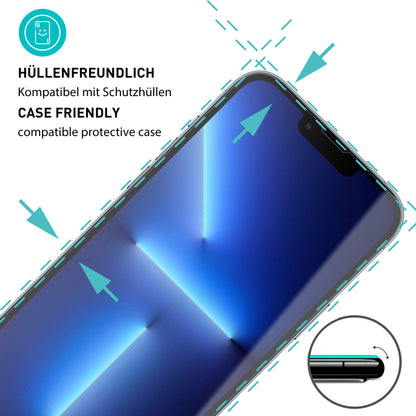 smartect Schutzglas Klar für iPhone 13 Pro Max / iPhone 14 Plus, 3 Stück