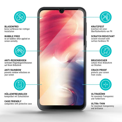 smartect Schutzglas Klar für Blackview Oscal C20 / C20 Pro, 3 Stück