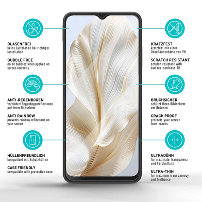 smartect Schutzglas Klar für Blackview Wave 8 / 8C, 3 Stück