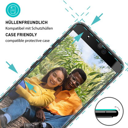 smartect Schutzglas Klar für Fairphone 3 / 3+, 3 Stück