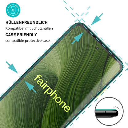smartect Schutzglas Klar für Fairphone 6, 3 Stück