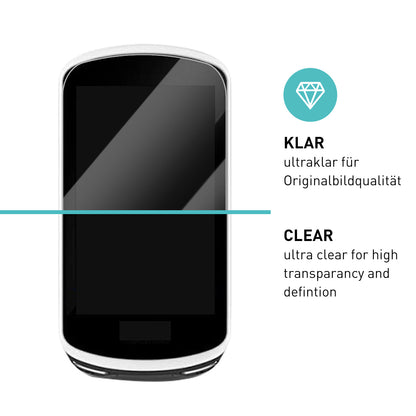smartect Schutzglas Klar für Garmin Edge 1030 / Edge 1030 Plus, 3 Stück