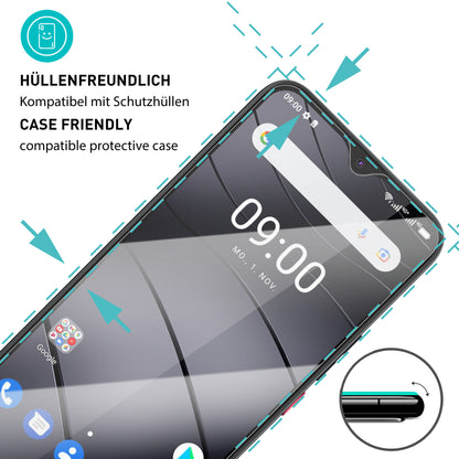 smartect Schutzglas Klar für Gigaset GS5 / GS5 Lite / GS5 Senior / GS4 / GS290, 3 Stück