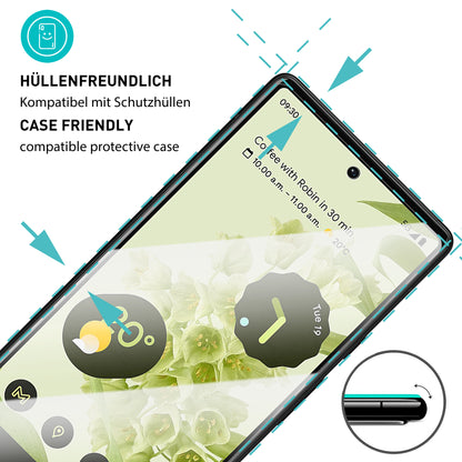 smartect Schutzglas Klar für Google Pixel 6, 3 Stück