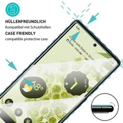 smartect Schutzglas Klar für Google Pixel 6a, 3 Stück