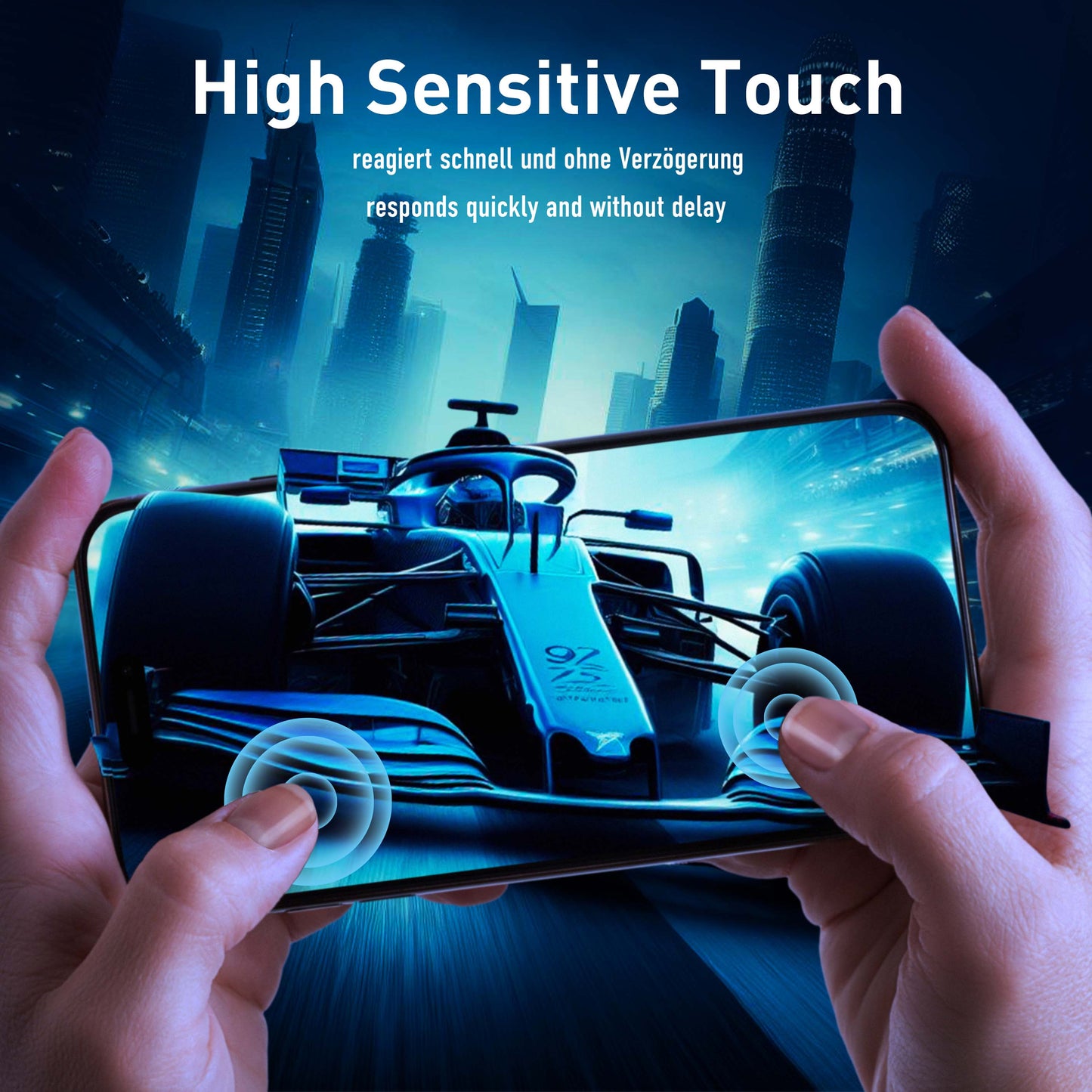 smartect Schutzglas Klar für ZTE Blade V50 Vita, 3 Stück