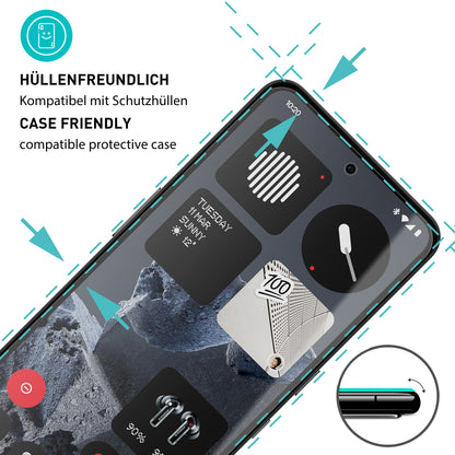 smartect Schutzglas Klar für Nothing CMF Phone 2 Pro, 3 Stück