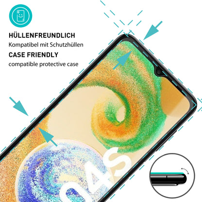 smartect Schutzglas Klar für Samsung Galaxy A04 / A04s / A03 / A03s, 3 Stück