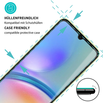 smartect Schutzglas Klar für Samsung Galaxy A05s 5G, 3 Stück