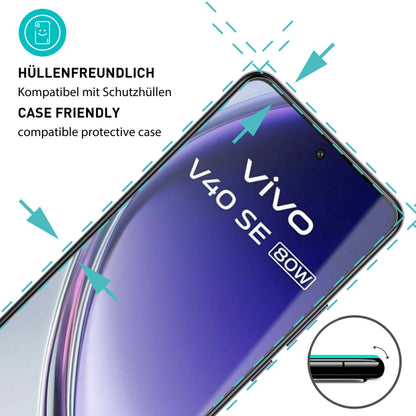 smartect clear screen protector for Vivo V40 SE 5G, 3 pieces