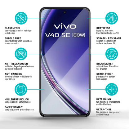 smartect clear screen protector for Vivo V40 SE 5G, 3 pieces