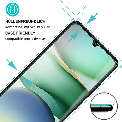 smartect Schutzglas Klar für Xiaomi Redmi A5 4G, 3 Stück