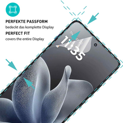 smartect TPU Schutzfolie Klar für Motorola Edge 70, 2 x Front