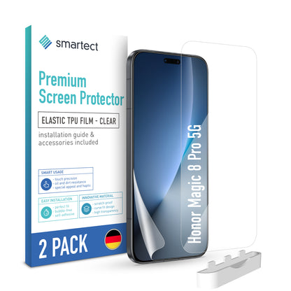 smartect TPU Schutzfolie Klar für Honor Magic 8 Pro 5G, 2 x Front