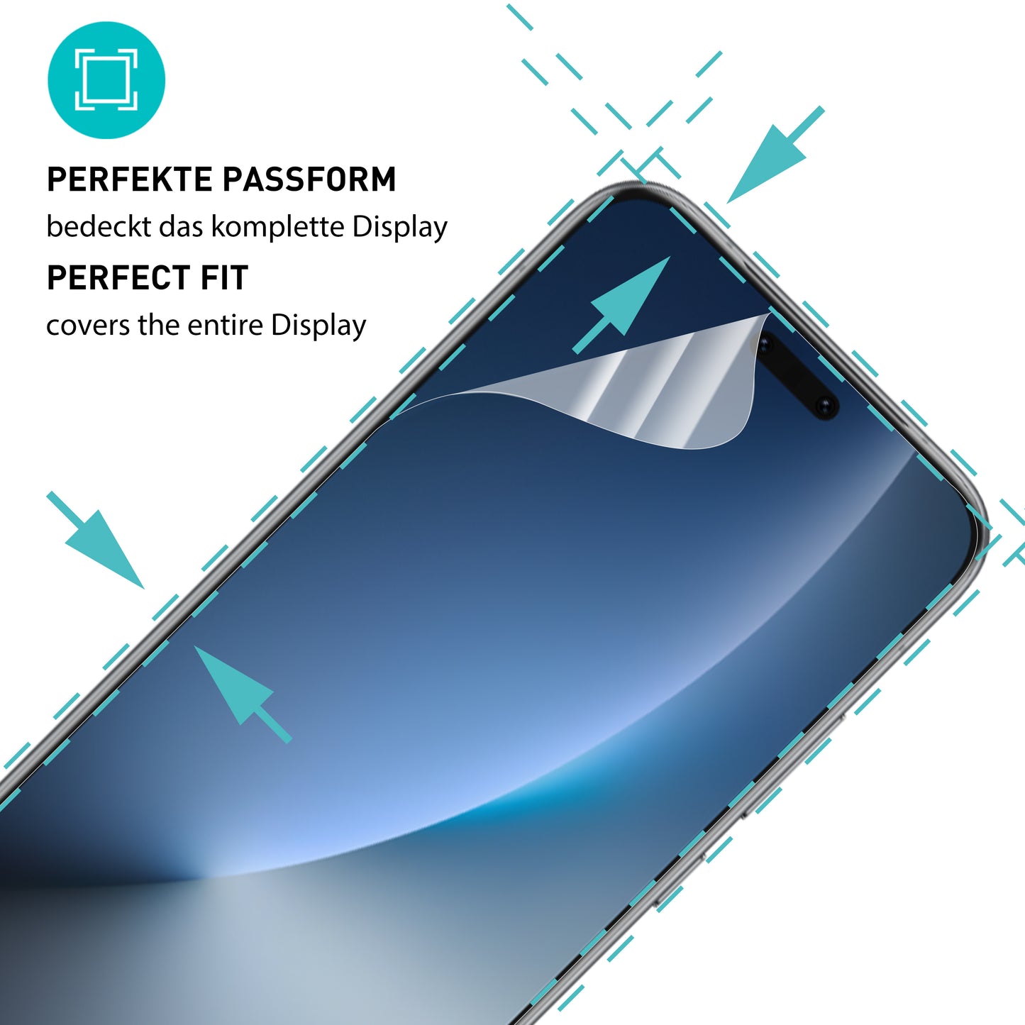 smartect TPU Schutzfolie Klar für Honor Magic 8 Pro 5G, 2 x Front