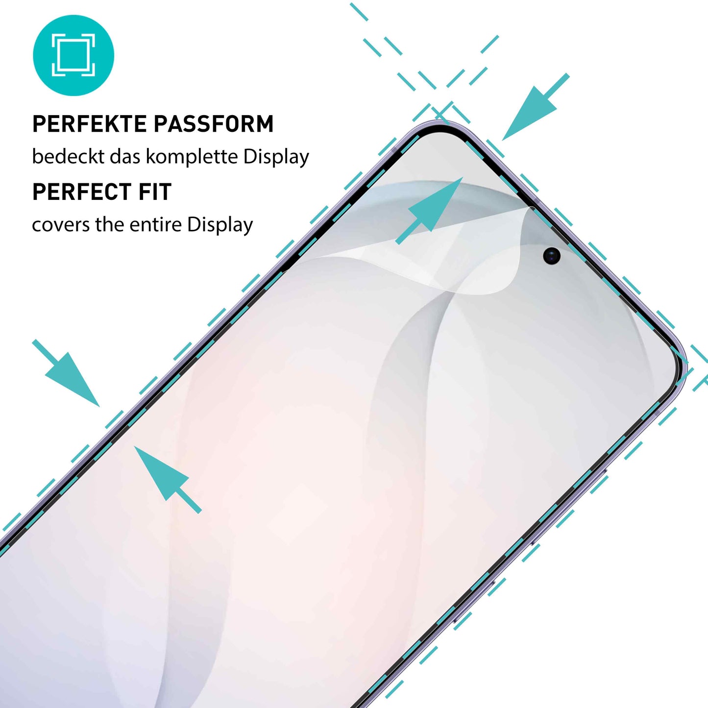 smartect TPU Schutzfolie Matt für Samsung Galaxy S26, 2 x Front