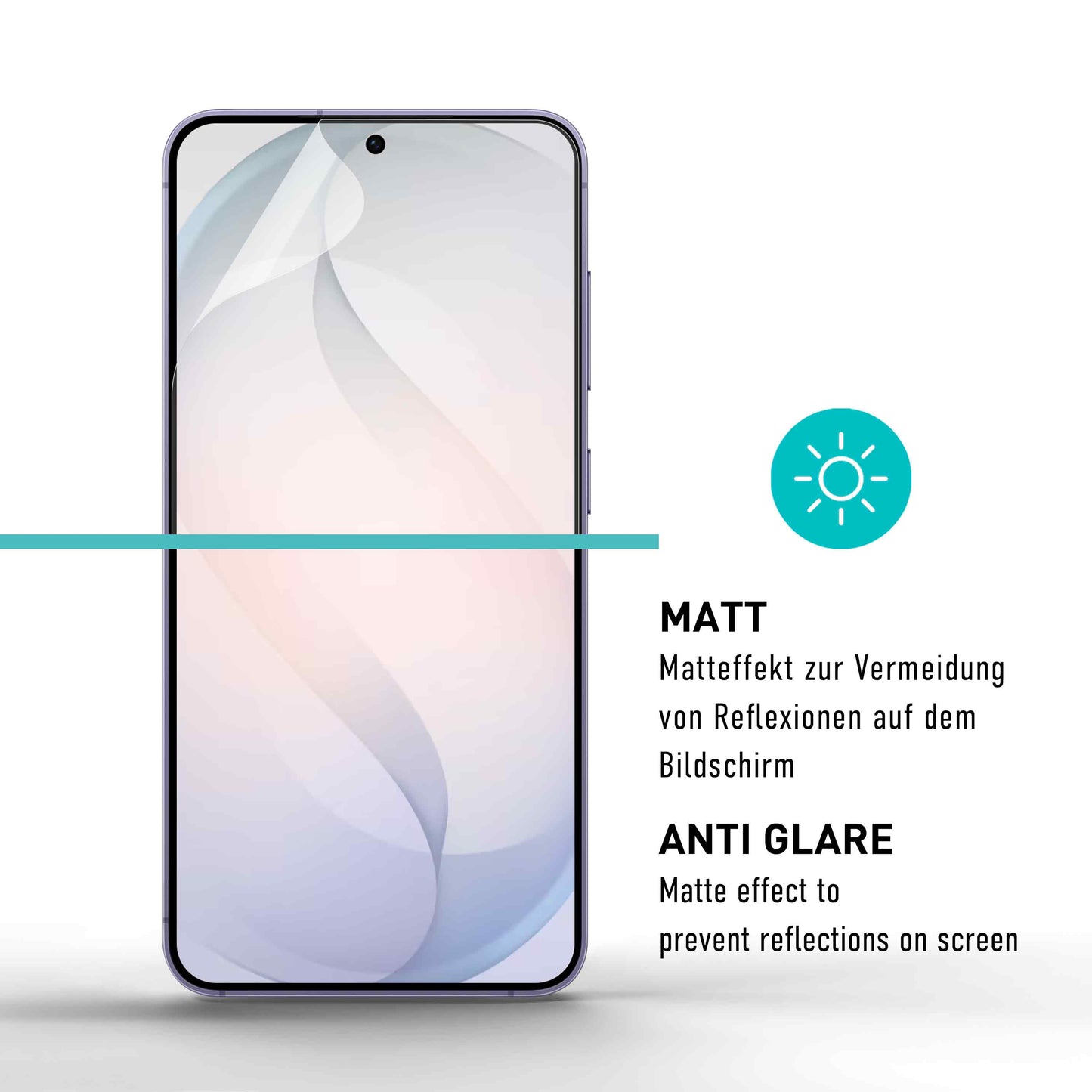 smartect TPU Schutzfolie Matt für Samsung Galaxy S26, 2 x Front