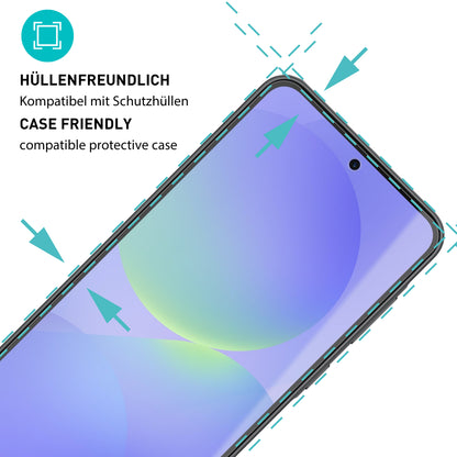 smartect Schutzglas Klar für Samsung Galaxy A37 5G, 3 Stück