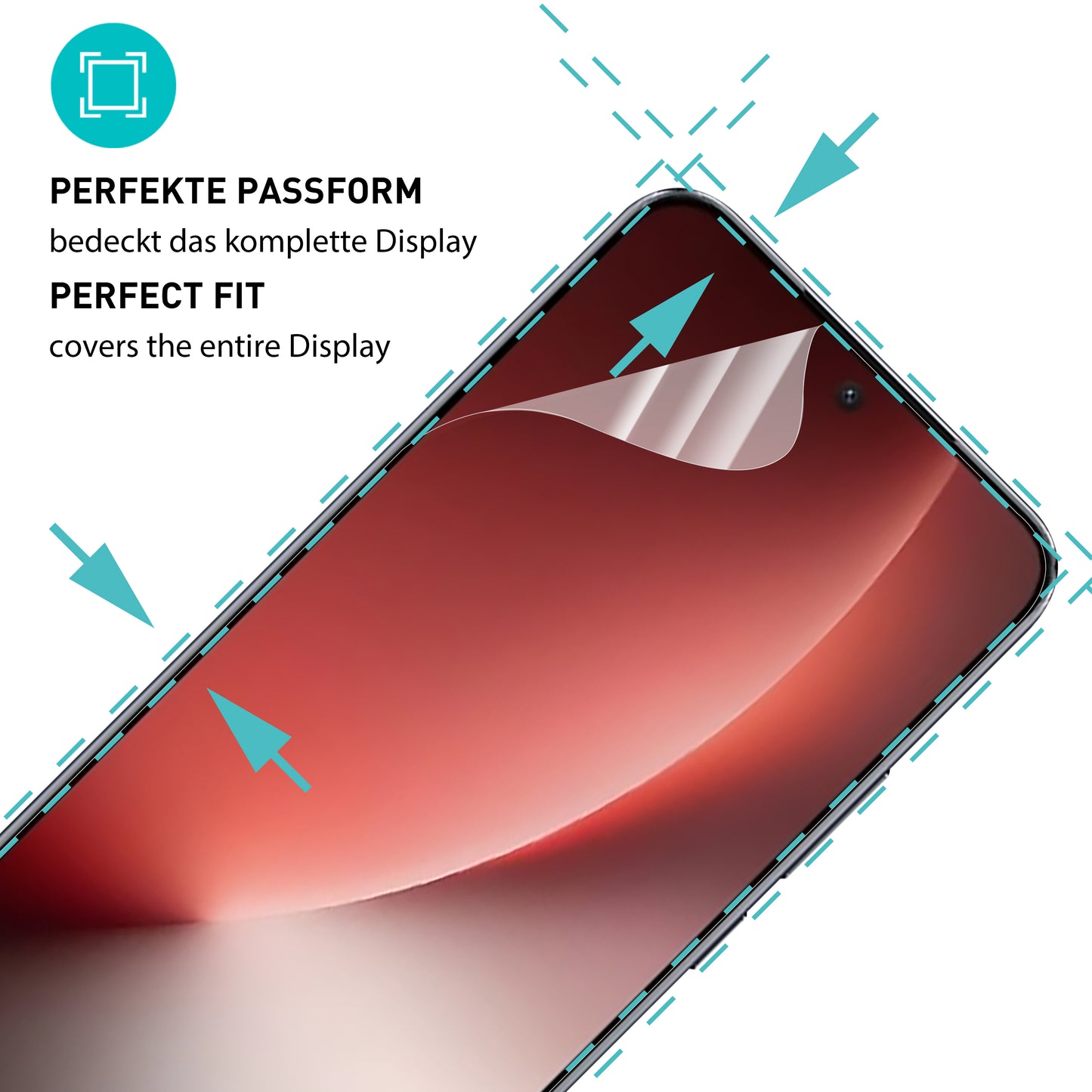 smartect TPU Schutzfolie Klar für Honor Magic 8 Lite, 2 x Front
