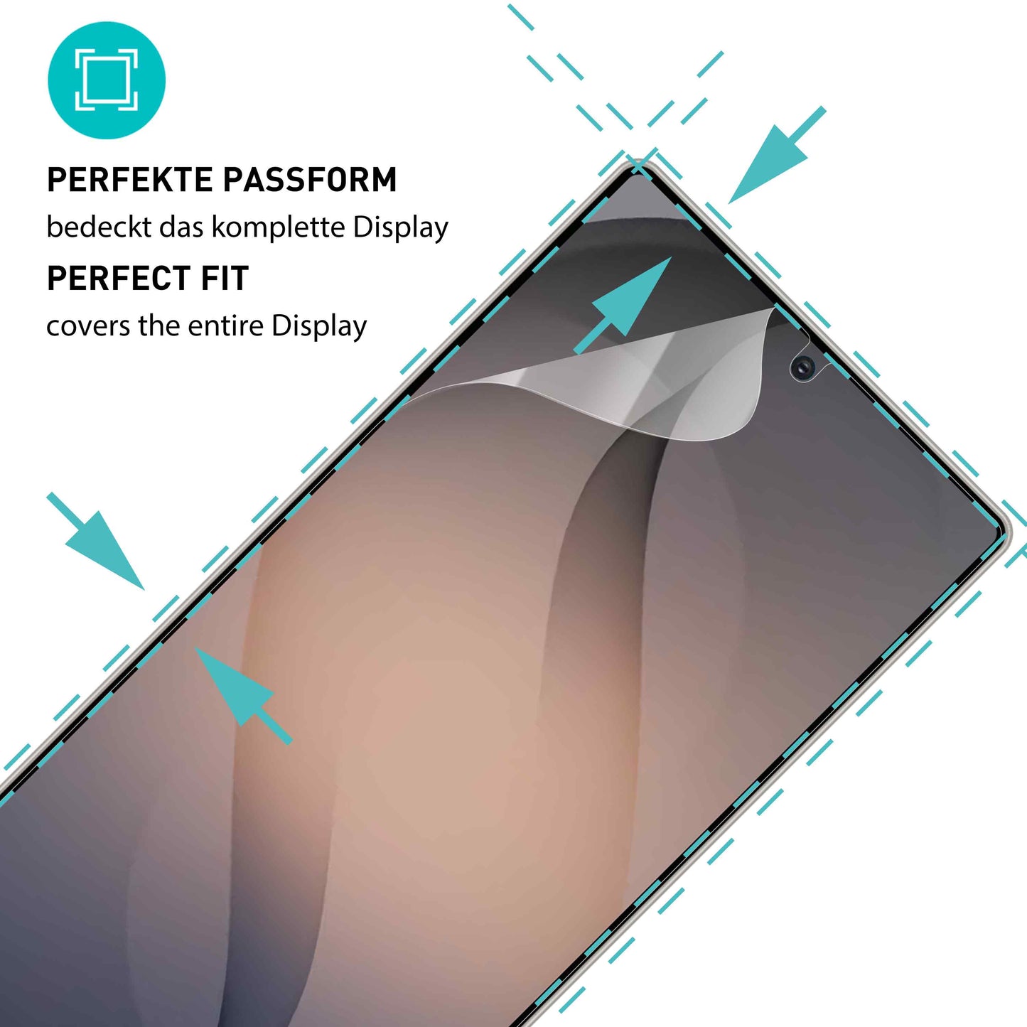 smartect TPU Schutzfolie Klar für Samsung Galaxy S26 Ultra, 2 x Front