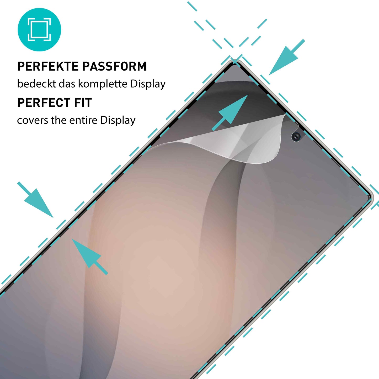 smartect TPU Schutzfolie Matt für Samsung Galaxy S26 Ultra, 2 x Front