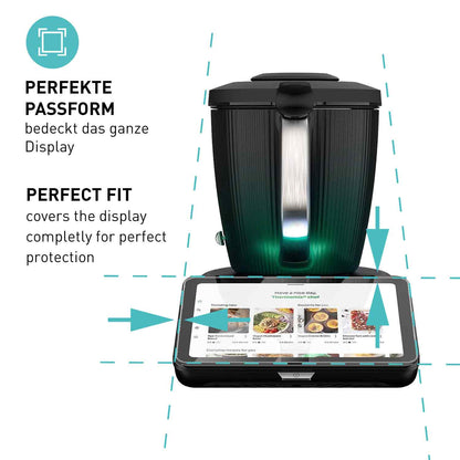 smartect Schutzglas Klar für Thermomix TM7, 2 Stück