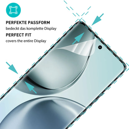 smartect TPU Schutzfolie Klar für Realme 14 Pro, 2 x Front