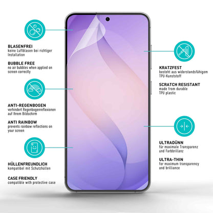 smartect TPU Schutzfolie Matt für Samsung Galaxy S26 Plus, 2 x Front