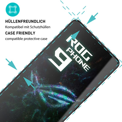 smartect Schutzglas Klar für Asus Rog Phone 9 5G / 9 Pro 5G, 3 Stück