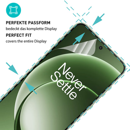 smartect TPU Schutzfolie Klar für OnePlus 15R, 2 x Front