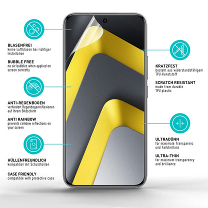 smartect TPU Schutzfolie Klar für Xiaomi Poco M8 Pro 5G, 2 x Front