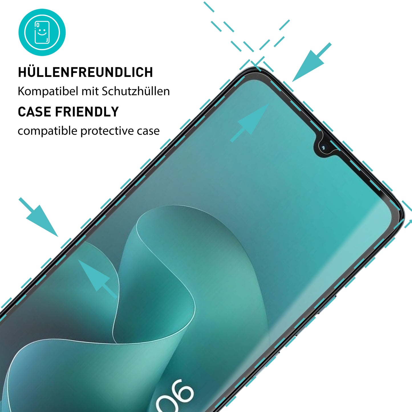 smartect TPU Schutzfolie Klar für Motorola Moto G06 / G06 Power, 3 Stück