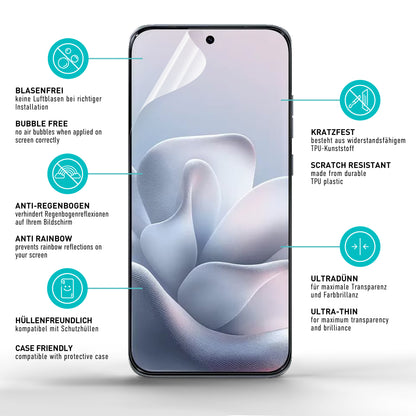 smartect TPU Schutzfolie Klar für Motorola Edge 70 Fusion, 2 x Front