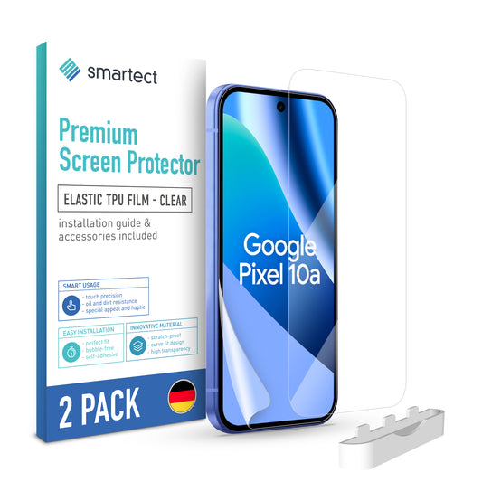 smartect TPU Schutzfolie Klar für Google Pixel 10a, 2 x Front