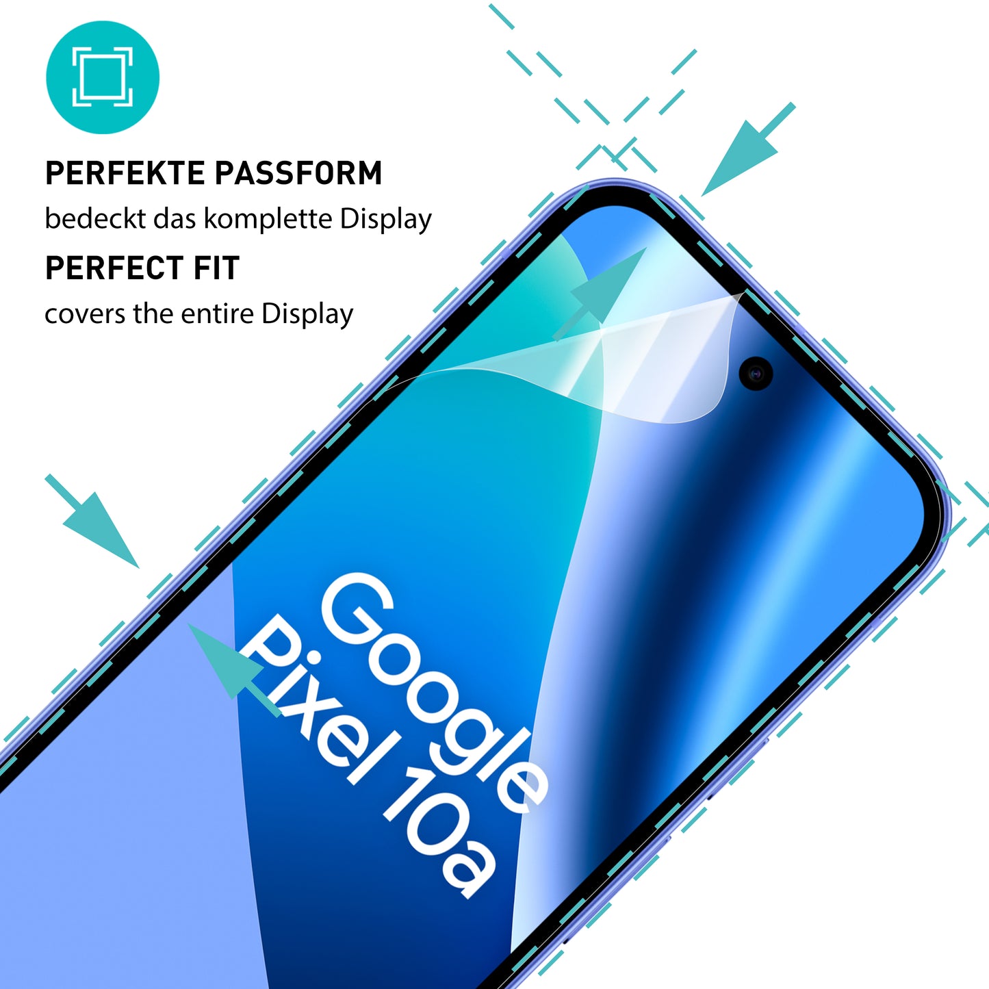 smartect TPU Schutzfolie Klar für Google Pixel 10a, 2 x Front