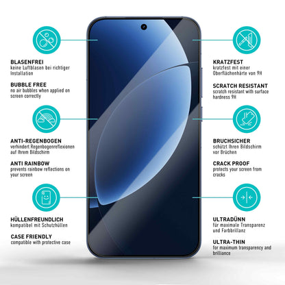 smartect Schutzglas Klar für Realme GT 8 Pro, 3 Stück
