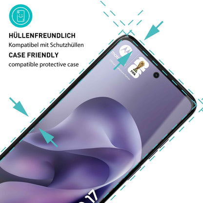 smartect Schutzglas Klar für Motorola Moto G17 / G17 Power, 3 Stück