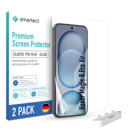smartect TPU Schutzfolie Klar für Honor Magic 8 Pro Air, 2 x Front