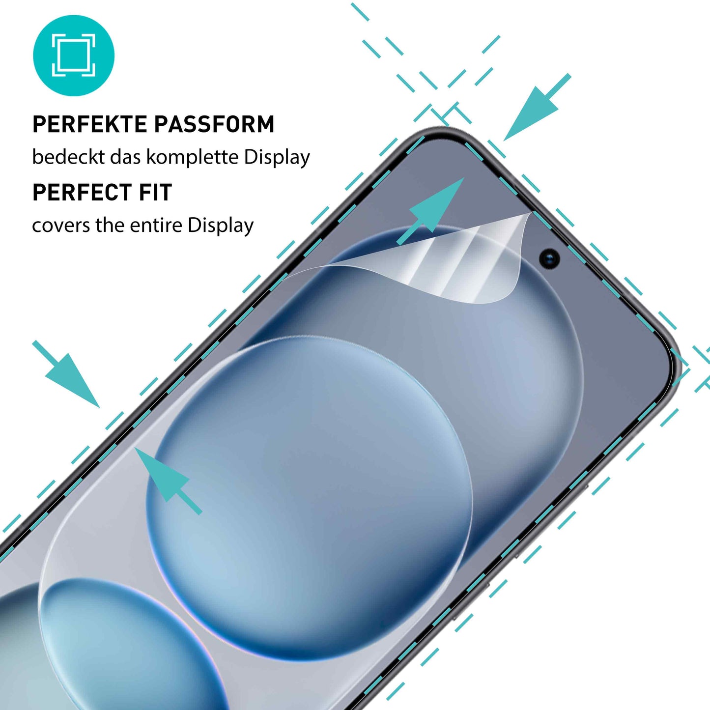 smartect TPU Schutzfolie Klar für Honor Magic 8 Pro Air, 2 x Front