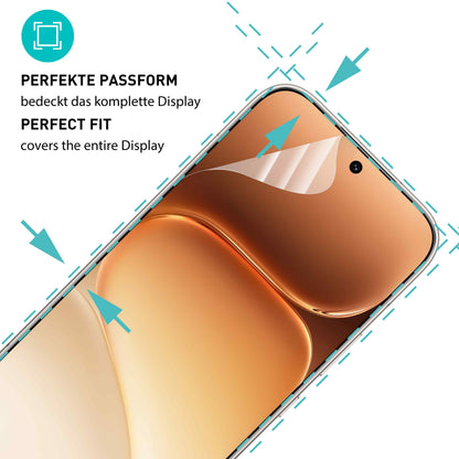 smartect TPU Schutzfolie Klar für Honor 600 / 600 Pro, 2 x Front