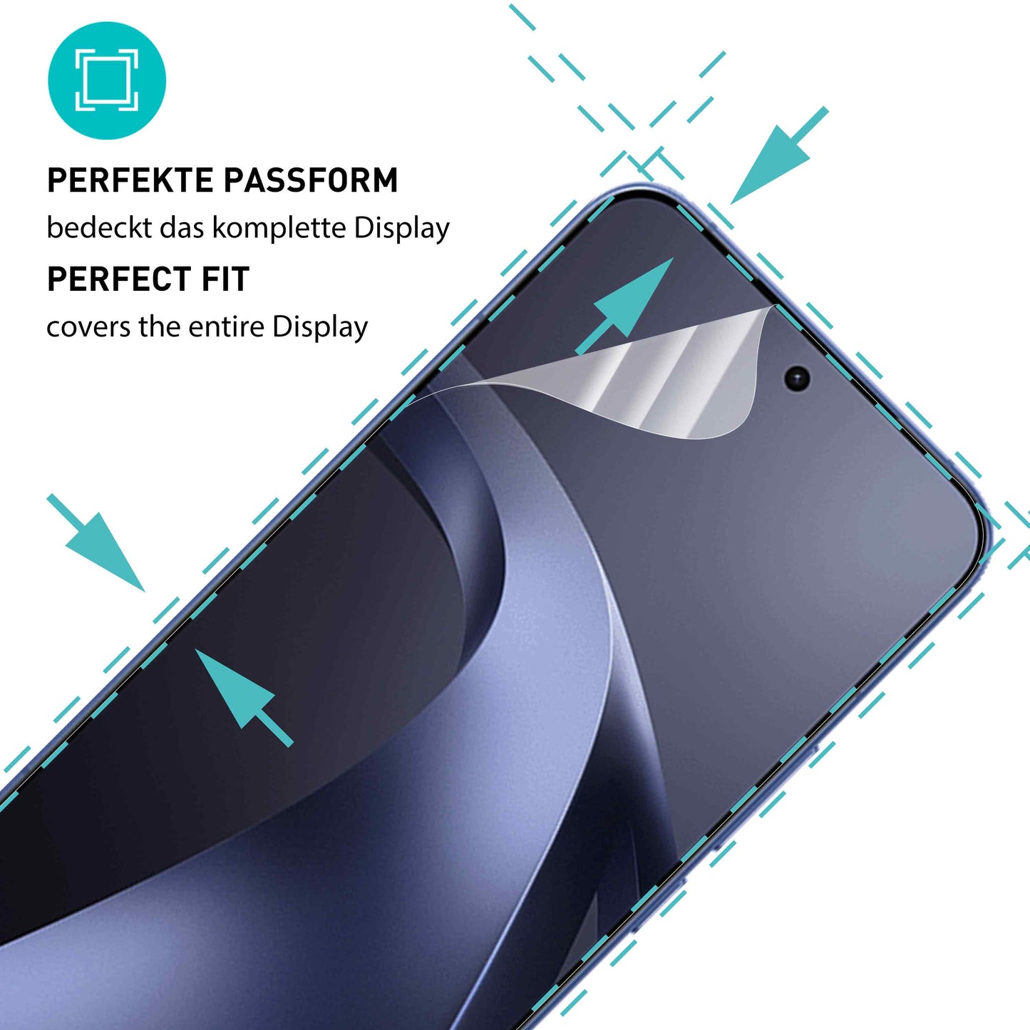 smartect TPU Schutzfolie Klar für Xiaomi 17T Pro, 2 x Front