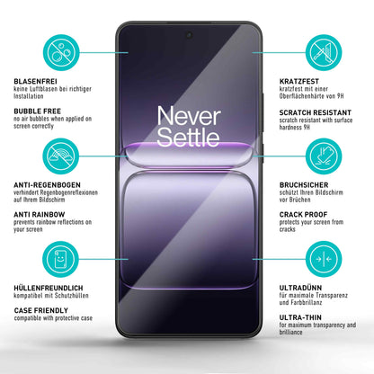 smartect Schutzglas Klar für OnePlus Nord CE5, 3 Stück