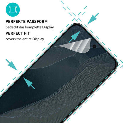 smartect TPU Schutzfolie Klar für Google Pixel 11 Pro, 2 x Front + 2 x Cam