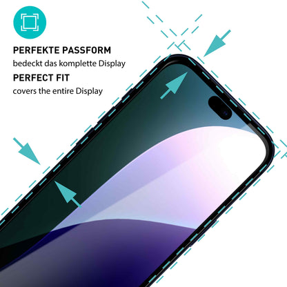 smartect Schutzglas Full Screen für Apple iPhone 18 Pro Max, 2 Stück + Positionierhilfe