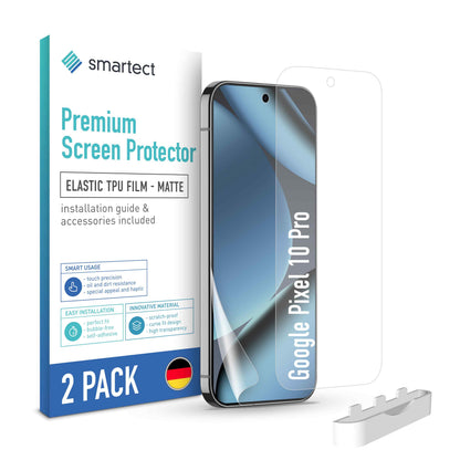 smartect TPU Schutzfolie Matt für Google Pixel 10 Pro, 2 x Front